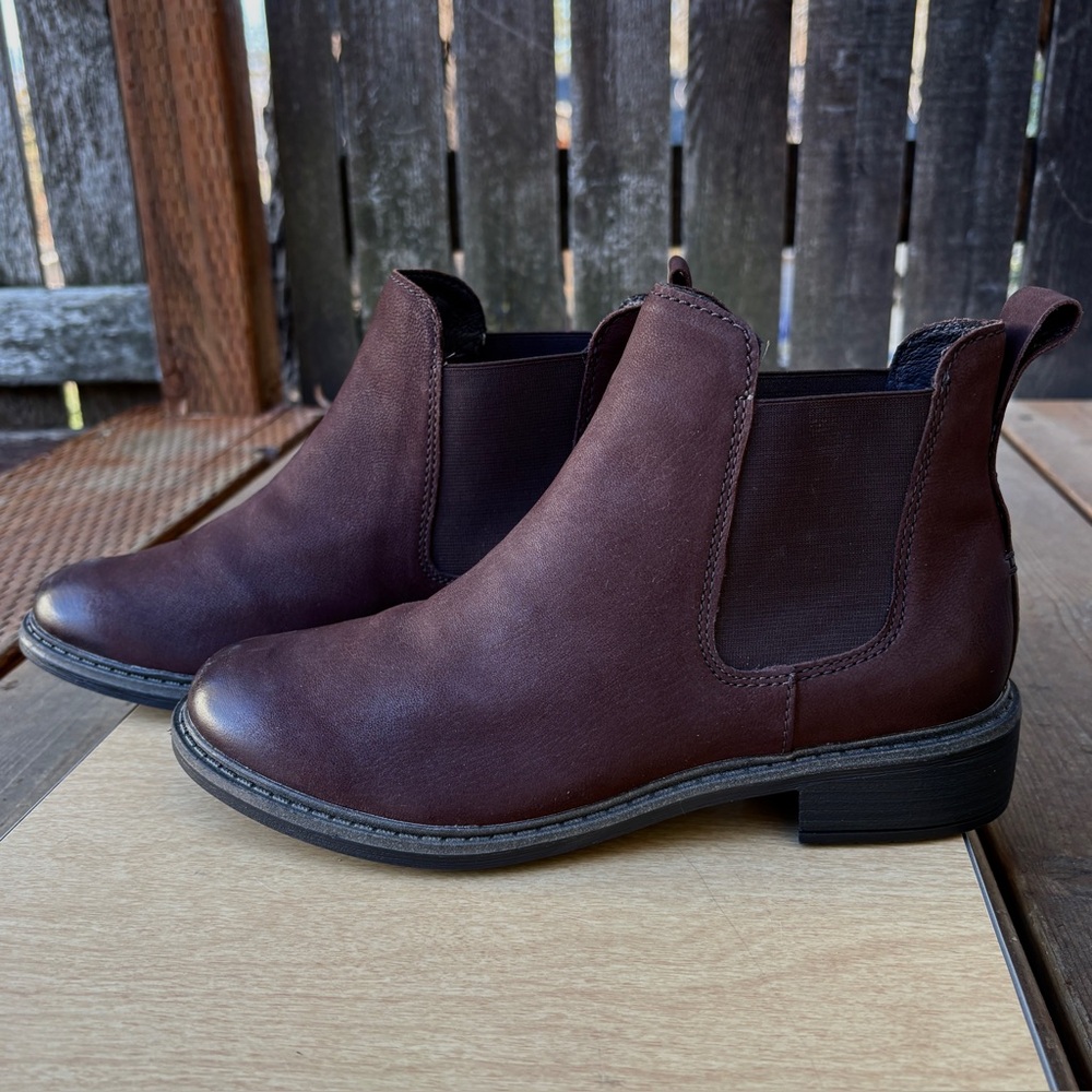 Josef Seibel Wm’s Selena Chelsea Boot In Moro Brown Leather Sz 39